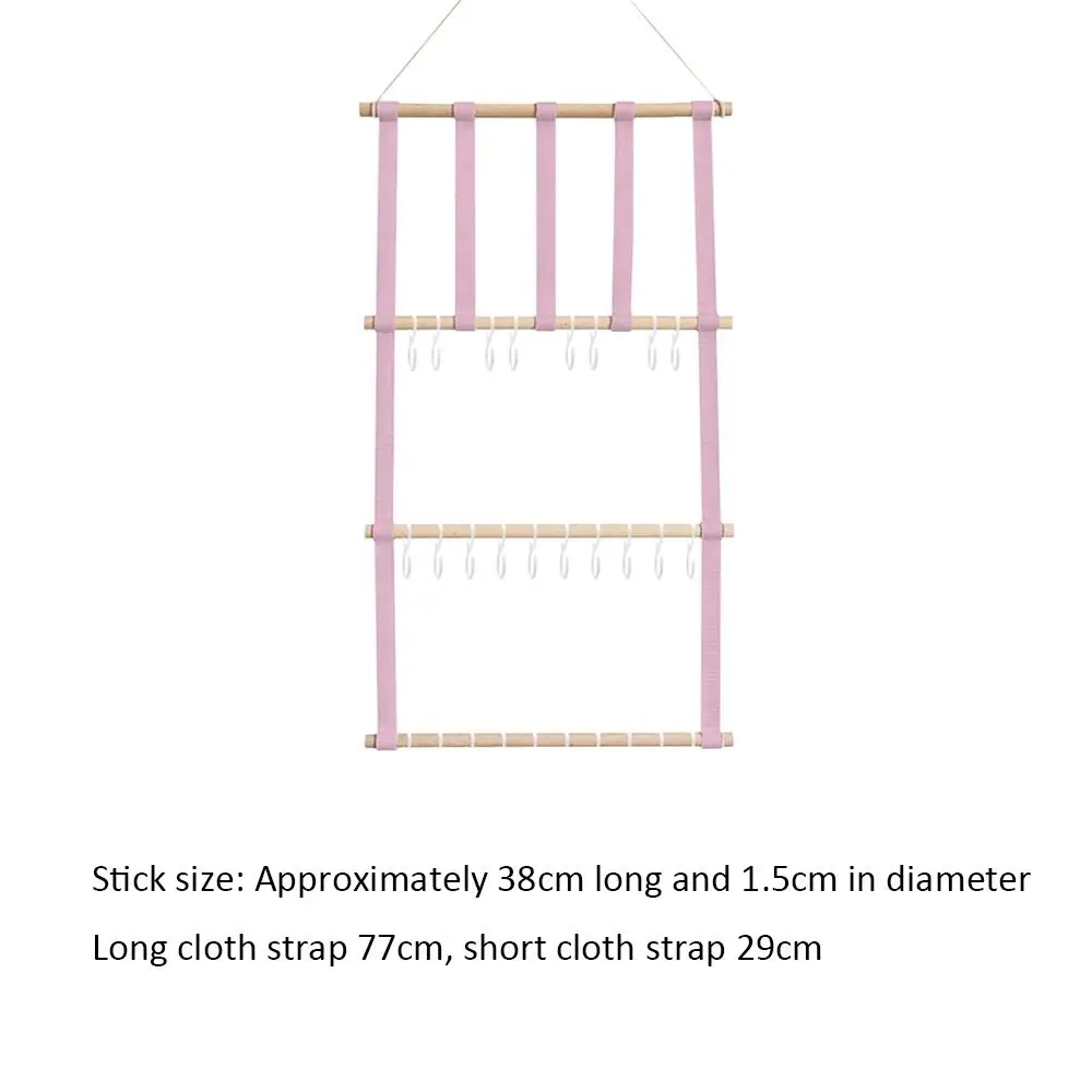 اكسسوارات الشعر القوس حامل مشبك شعر عرض الحائط رباط شعر هيرباند الرف تخزين شماعات خشبية
