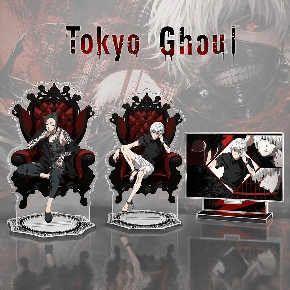 Tokyo Ghoul Uta 15cm Acrylic Stand Keychain Figure Desk Display Ornament Anime Fan Merch Decor Collection Toy Gift For Fans