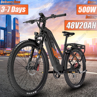 LANKELEISI MX600pro Electric Bicycle 500W Motor 48V20AH Battery Hydraulic Brake City E-bike 27.5-In Tire Mountain Electric Bike