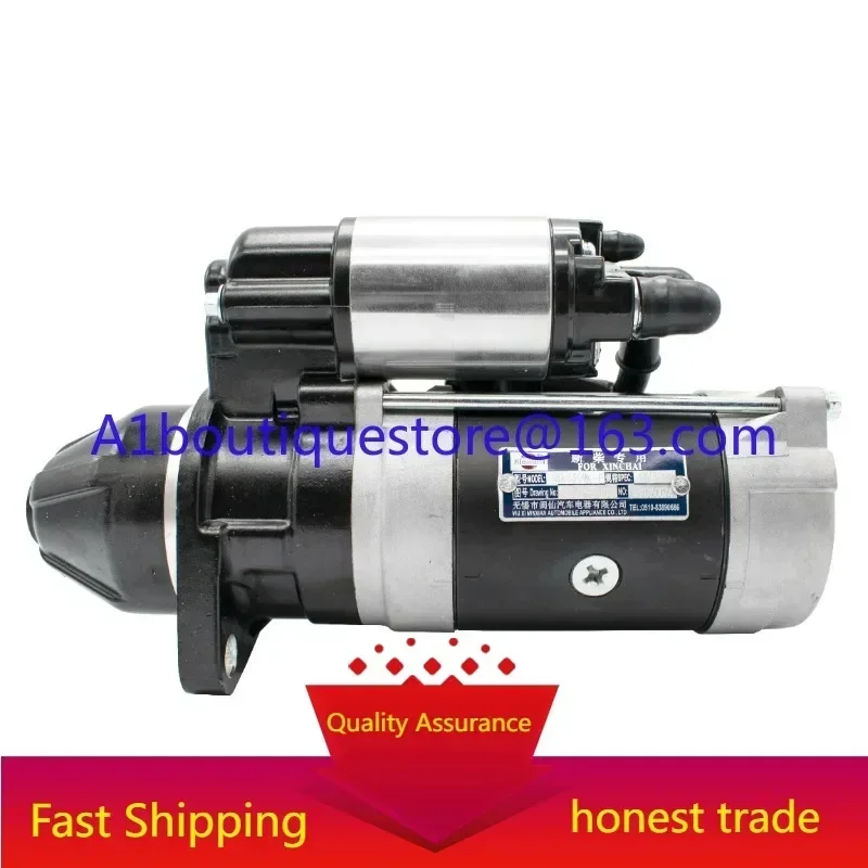 Forklift starter motor QDJ1309K-P for Xinchai NB485BPG NC485BPG 490BPG A490BPG C490BPG 4D27G31 490B-51000