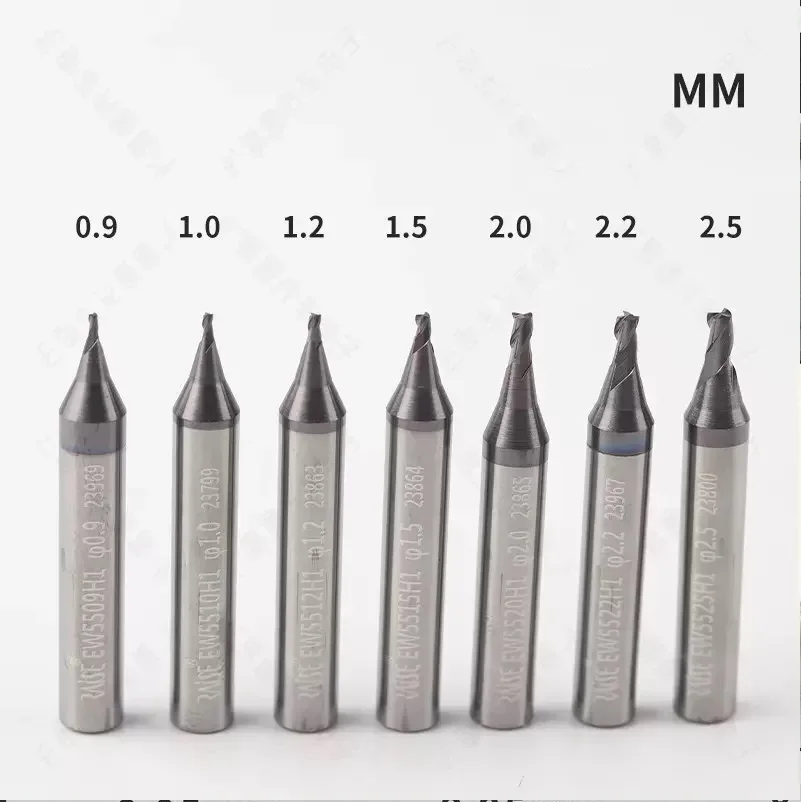 Raise steel end milling cutter For WenXing vertical Key Machine locksmith 1.0MM/1.2MM/1.5MM/2.0MM/2.2MM/2.5MM