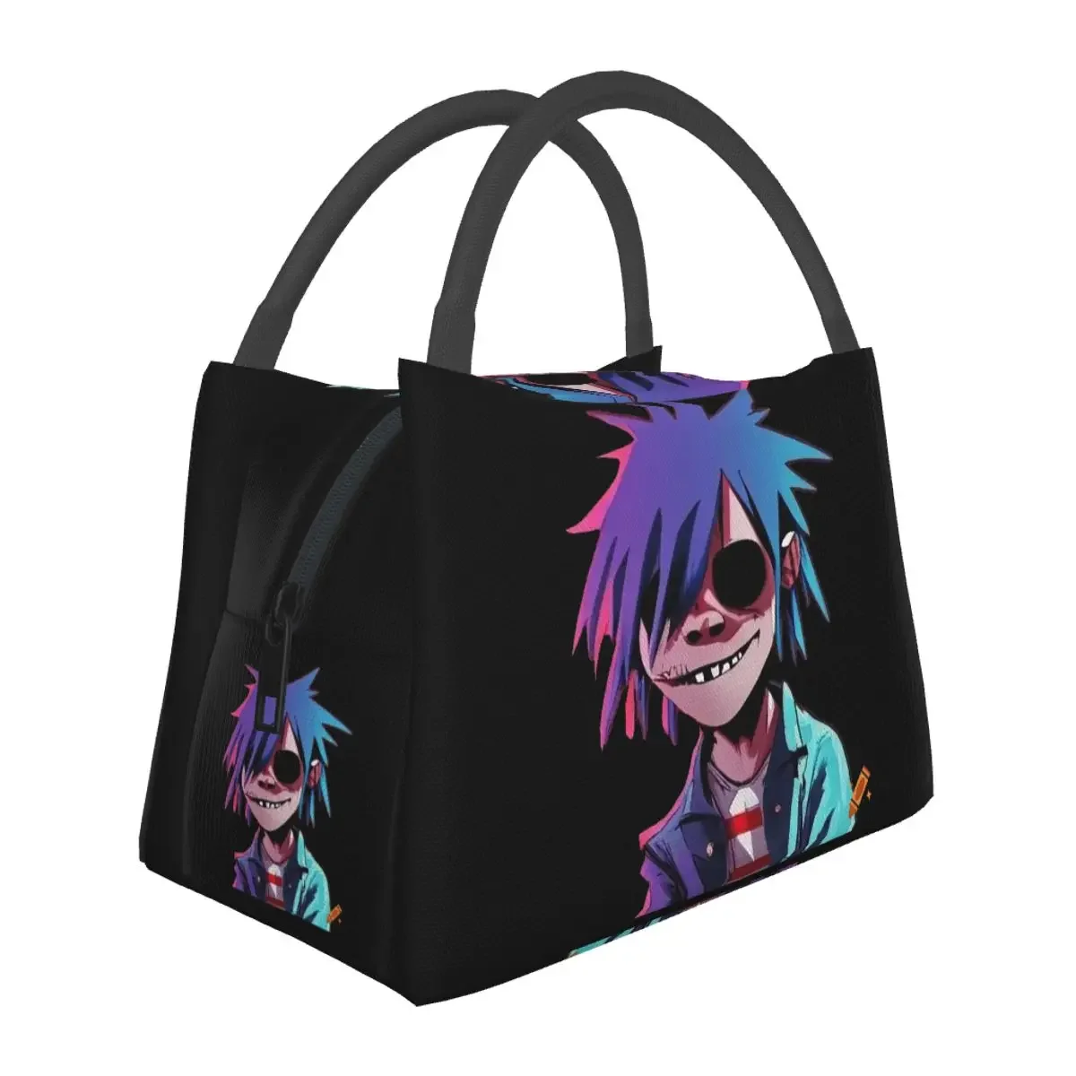 

Сумки для обеда Gorillaz, изолированная коробка для бенто, водонепроницаемая сумка для обеда, сумки для пикника, термосумка-холодильник для женщин, студенческих путешествий