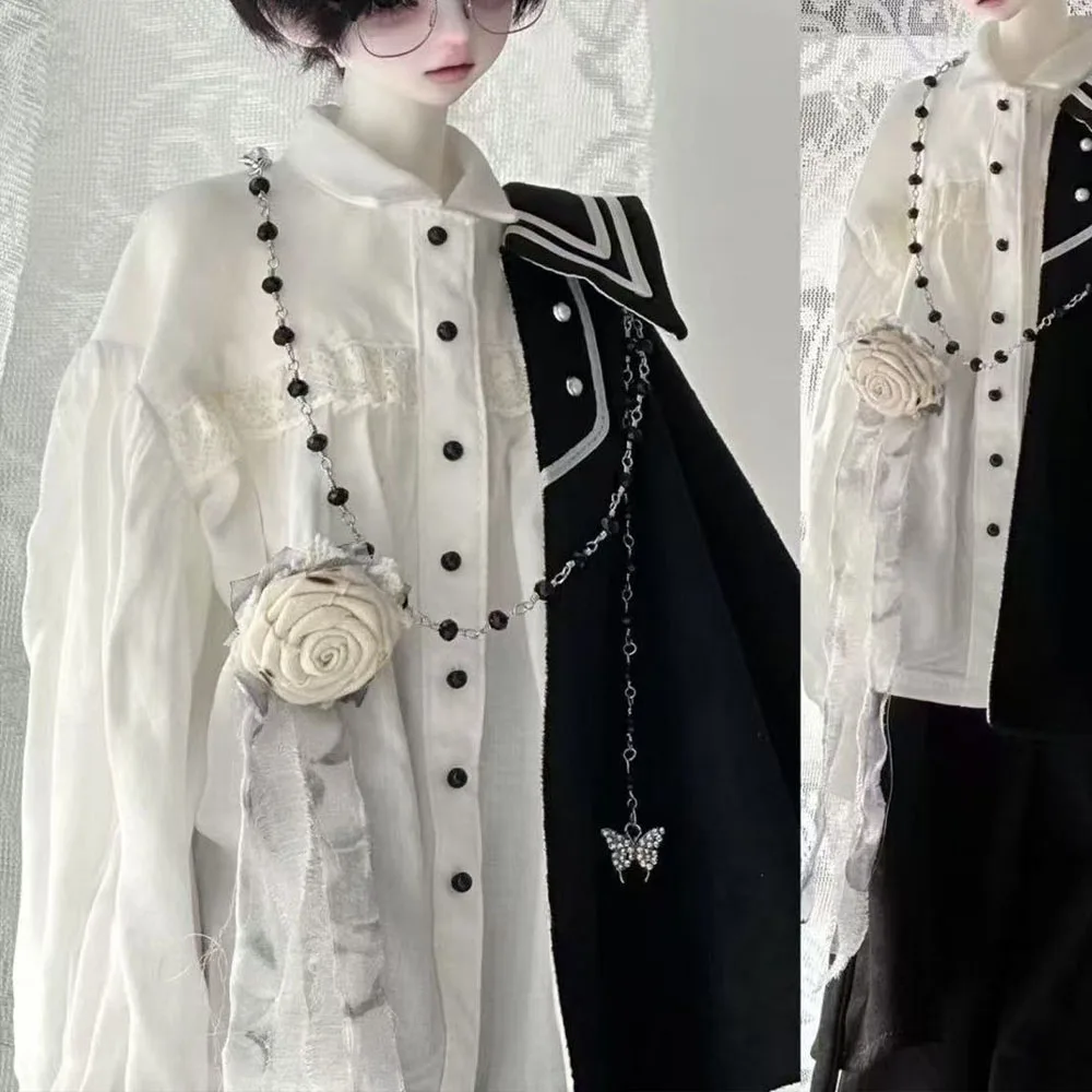 1/4 45Cm Bjd Doll Clothing Fashion Handsome Cloak Set for Girls Diy Dress Up Toy Game Fashion Bjd Doll Accessories No Doll