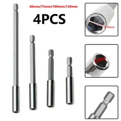 Screw Bits Extension Rod Quick Change Bit 1/4 Inch Shank Screwdriver Tip Holder Magnetic Screw Bits Extension Rod Quick Bit
