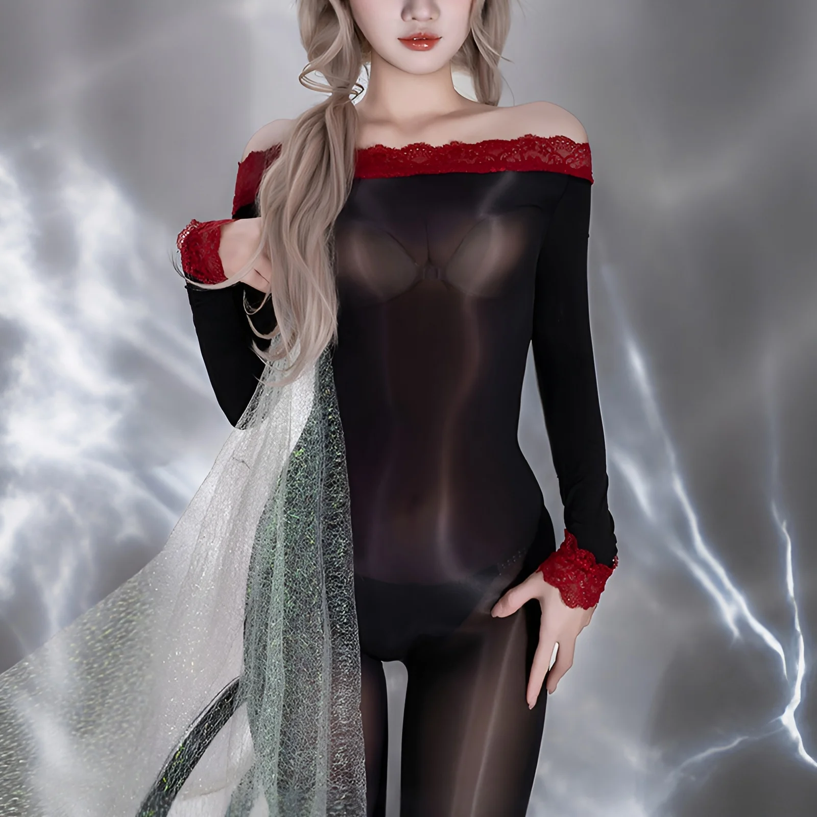 حار مثير النفط لامعة ارتداءها النساء Bdsm بذلة Bodycon يوتار المثيرة دعوى الكبار الإناث عبودية SM الجنس الإباحية دور اللعب زي #6