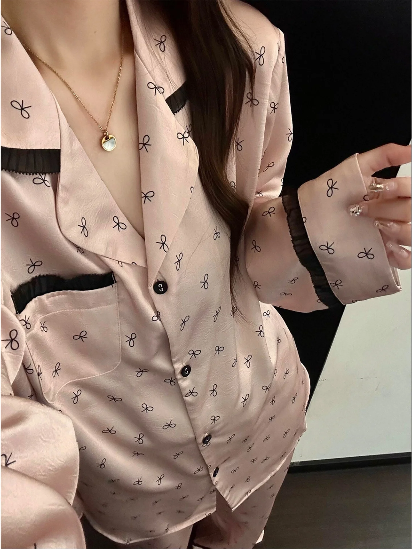 gpjp-completo-pigiama-da-donna-in-seta-ghiaccio-con-nodo-taglie-forti-con-pizzo-maniche-lunghe-e-pantaloni-lunghi-set-per-la-casa