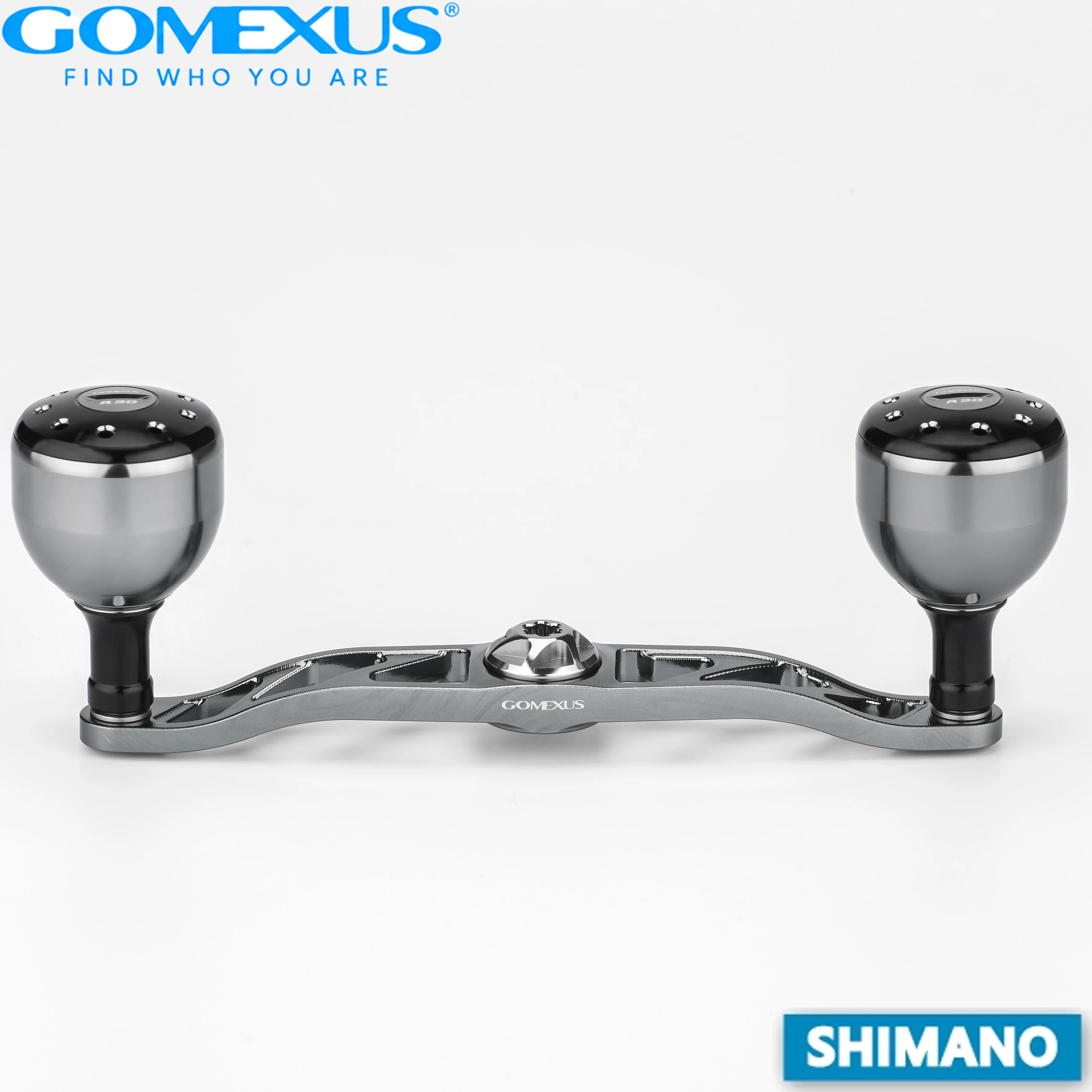 gomexus-aluminum-120mm-handle-with-aluminum-30mm-knob-for-shimano-daiwa-8x5mm