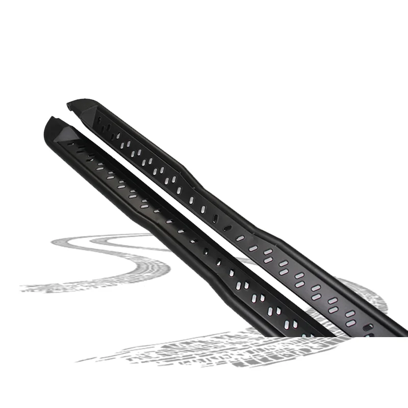 ملحقات سيارة عالية الجودة 4x4 لوحة تشغيل فولاذية خطوة جانبية لتاكوما رام رينجر F150 #5