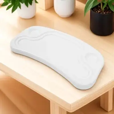 

Universal Baby High Chair Dinner Tray Plastic Replacement Feeding Tray for Toddler Wooden High Chair Accessory