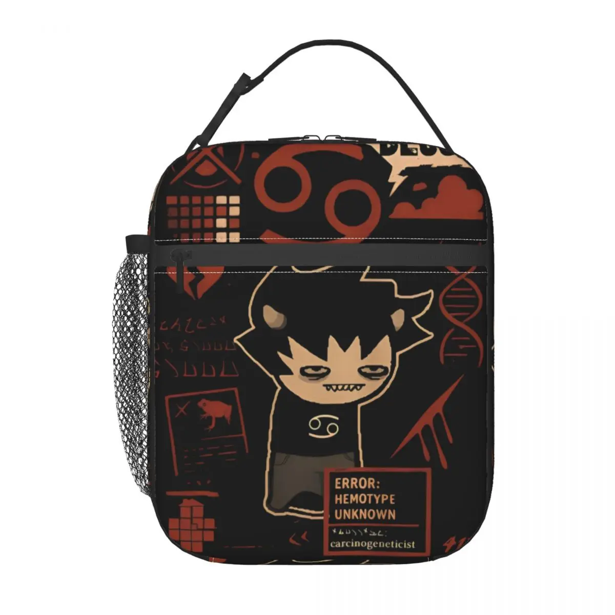 

Ланч-боксы Homestucks Karkat Vantas Аксессуары Ланч-бокс для еды Y2K Термальный холодильник Ланч-бокс для школы