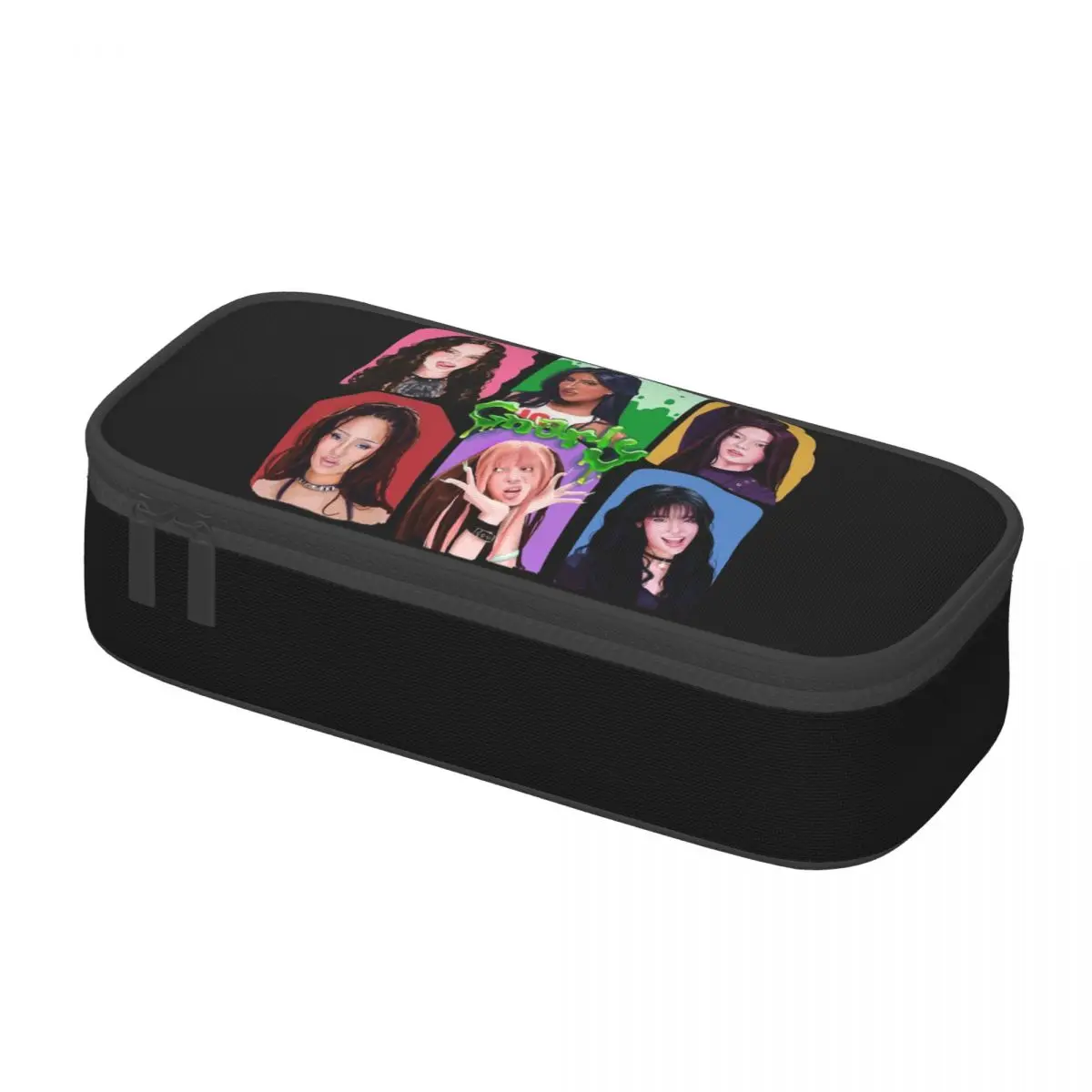

Katseye Gnarly Art Pencil Case Kpop Girl Group Pen Box Pencil Bags Student Large Storage School Supplies Gifts Pencilcases
