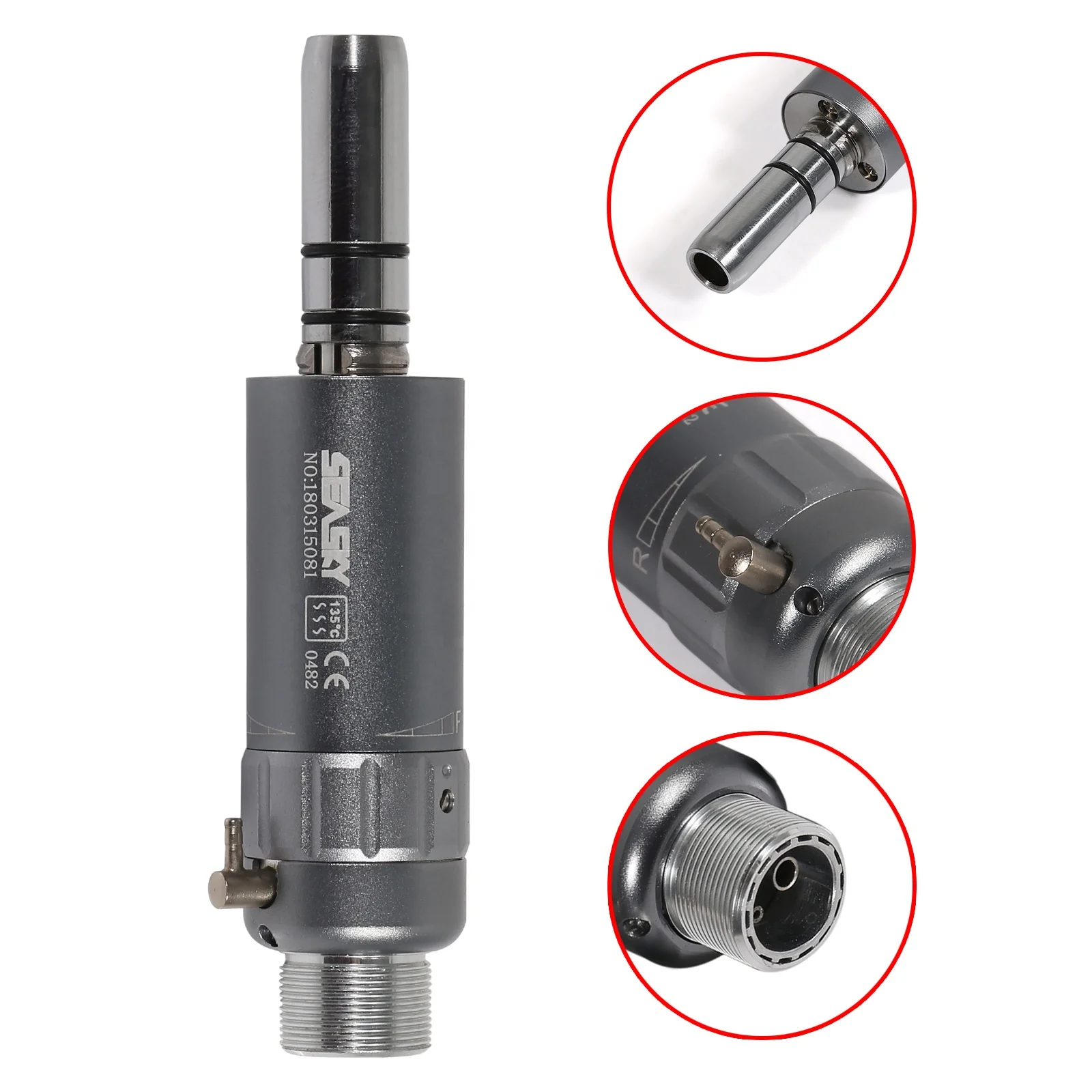 Hot Sale! den tal 2 Holes Low Speed Air Motor Handpiece E-type fit N-S-K Contra angle P4