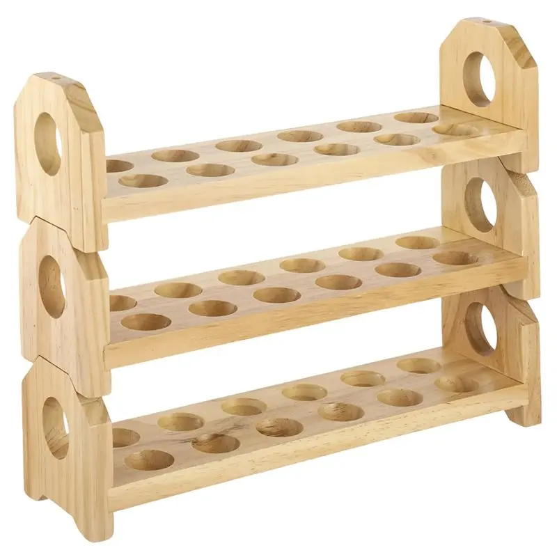

Деревянная подставка для яиц ABCA для столешницы, 3-ярусная, складная конструкция, вмещает 36 яиц, идеально подходит для организации кухонного пространства