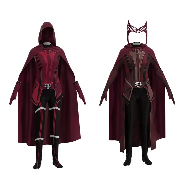 Wanda vision crimson witch cos costume Wanda scarlet witch cosplay the same clothes