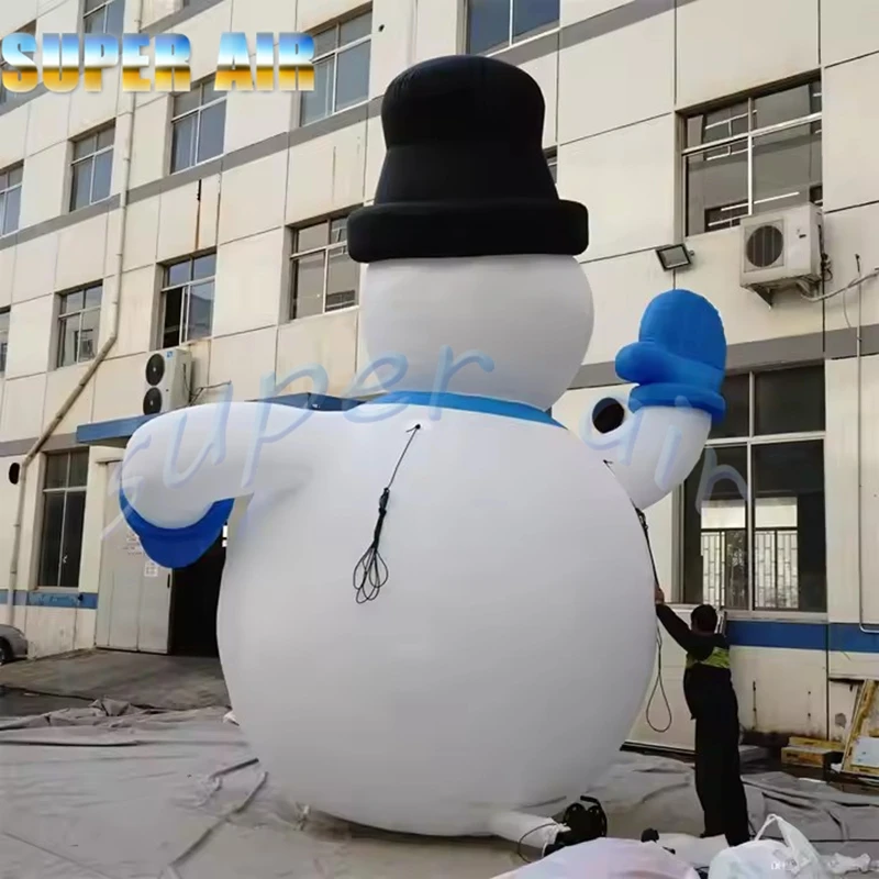 크리스마스를 위한 야외 장식 거대한 풍선 눈사람