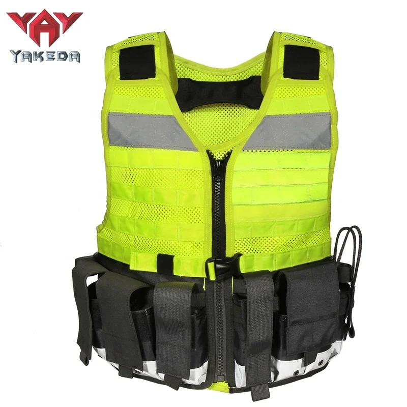Custom Tactical Vest Duty Reflective Outdoor MOLLE Plate Carrier Hunting Tactical Vest Safety Uniform