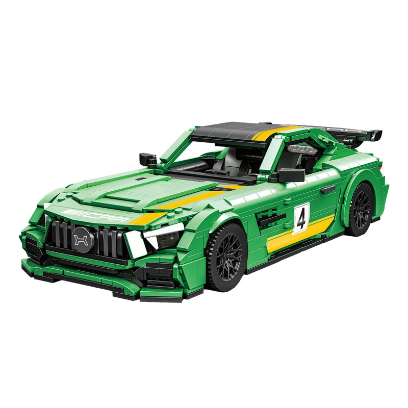 

IN STOCK MOC Technical Green Goblin Sports Car Building Blocks Bricks Model Assembling Toys for Children Birthday Gift Set