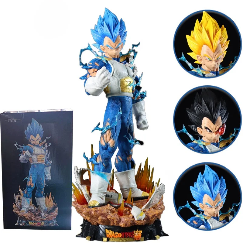 LX Studio Super Saiyan Blue Vegeta 1/4 PVC Statue Dragon Ball Z Anime Model DBZ Dragonball Figurine Action Figure Collection Toy