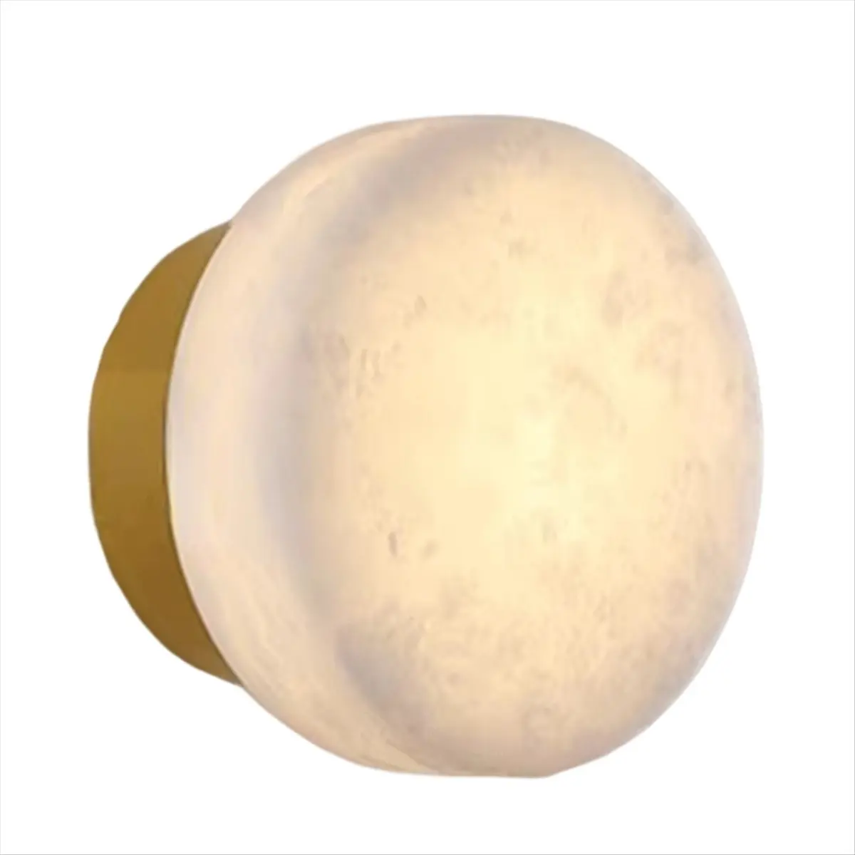 AA19 Natural Marble Round Wall Lamp Nordic Modern LED Room Light Living Room Bedroom Passage Corridor B