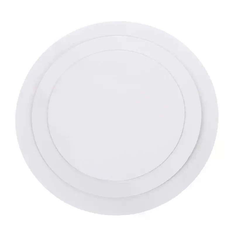8/10/12 Inch Round Cake Boards Paper Cake Drum Pan For Birthday Wedding Party Cake Cardboard Bottom Tray 10Pcs