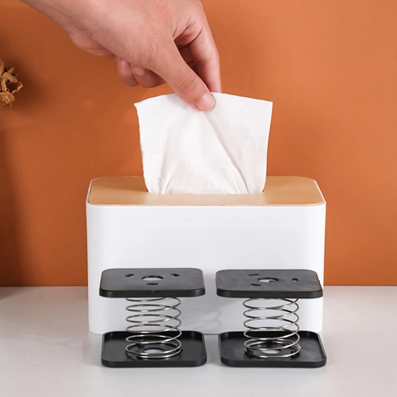 1Pc Tissue Box Spring Support Holder Tissue Dispenser Container Spring Holder Tissue Spring Bracket
