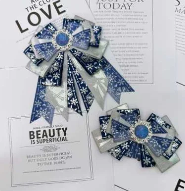 أنيمي الحب والفضاء العميق كاليب رافاييل كزيفير سيلوس تأثيري اليدوية Bowknot دبوس الشعر فراشة عقدة أغطية الرأس تزين هدية عيد الميلاد