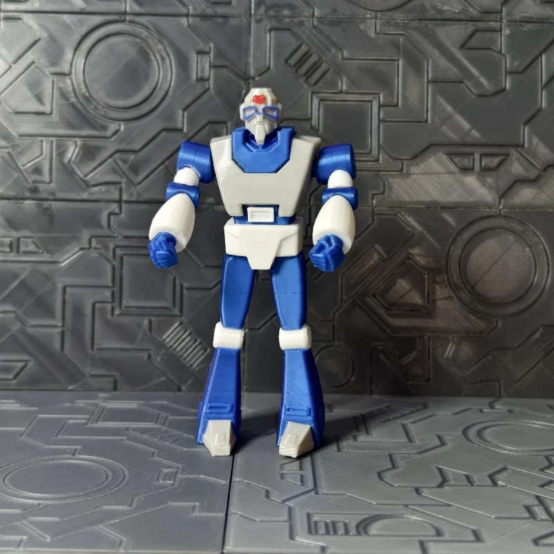 3D Printed Transformable Robot G1 Series Autobot Leader Articulated Joints Model Toy