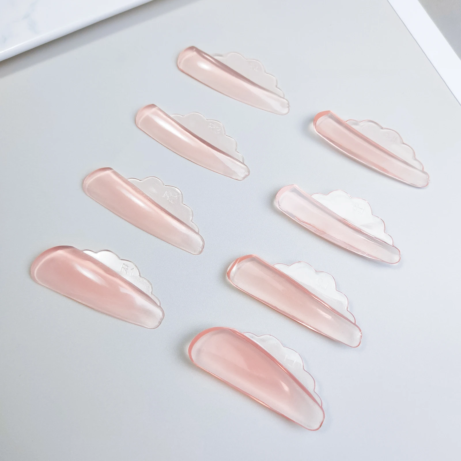 Libeauty Neue 4 Paar Kostenloser Kleber Silikon Wimpern Dauerwelle Stange Schild Lash Lift Pad Heben 3D Wimpern Curler Zubehör Make-Up-Tools – Detail 7