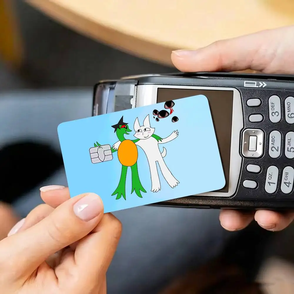 House of Puso-oo  Credit Card HD Stickers Small Chip Waterproof Sticker Game Card Decal Gift