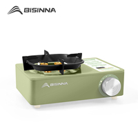 BISINNA Camping Gas Stove 5800W High Firepower Outdoor Portable Cassette Burner for Picnic Hiking Trekking