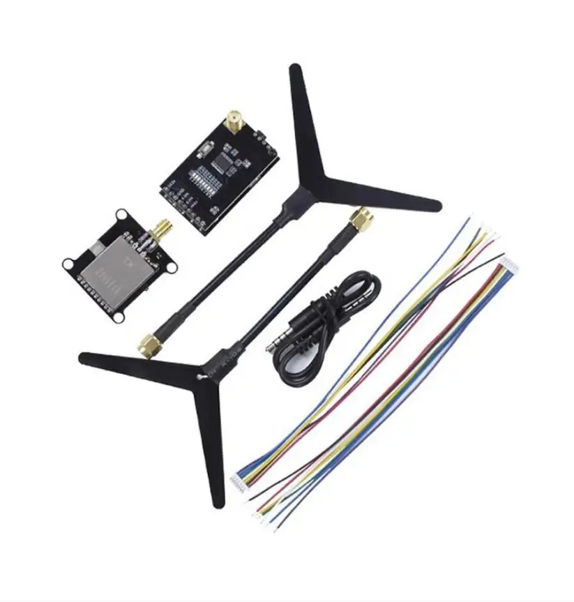 

1.2GHz 1.6W 2W VTX Wireless Video Transmission Transmitter & 1.2G VRX Analog Receiver Module for Long-Range FPV Drones RC Cars
