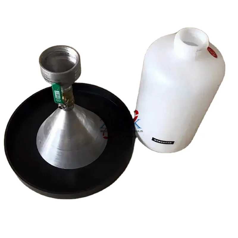Testador de cone de densidade de funil de enchimento de areia do solo/aparelho de teste de cone de densidade de areia testador de densidade de enchimento de areia