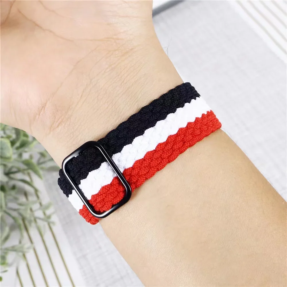 Nylon loop strap For Apple watch Ultra/2 49mm 9 8 7 45mm 41mm Breathable bracelet wristband For iwatch 6 5 4 3 SE 44mm 42mm 40mm