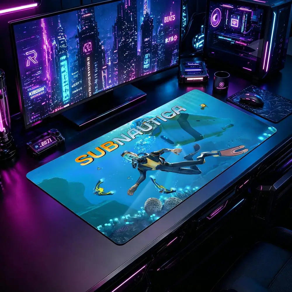Gaming Mouse Pad SSubnautica Mouse Pad XXL Large Desk Mat Non-Slip Rubber Extended Mousepad for PC Laptop Setup
