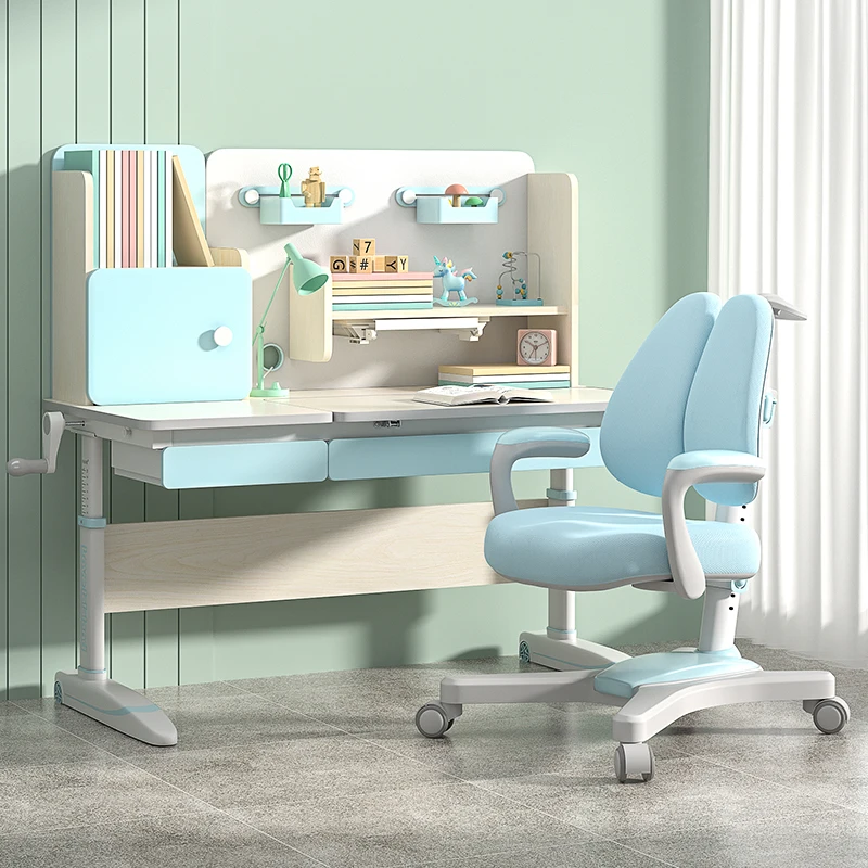 Kids Desk Chair Primary School Tables Girl Children's Furniture Room Elementary Table Children Bureau Enfant School Supplies