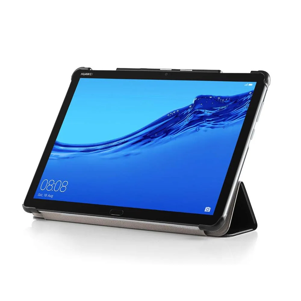 Compatible avec la tablette Huawei Mediapad M3 LITE 10.1, avec étui pliable robuste et fonction veille/réveil automatique