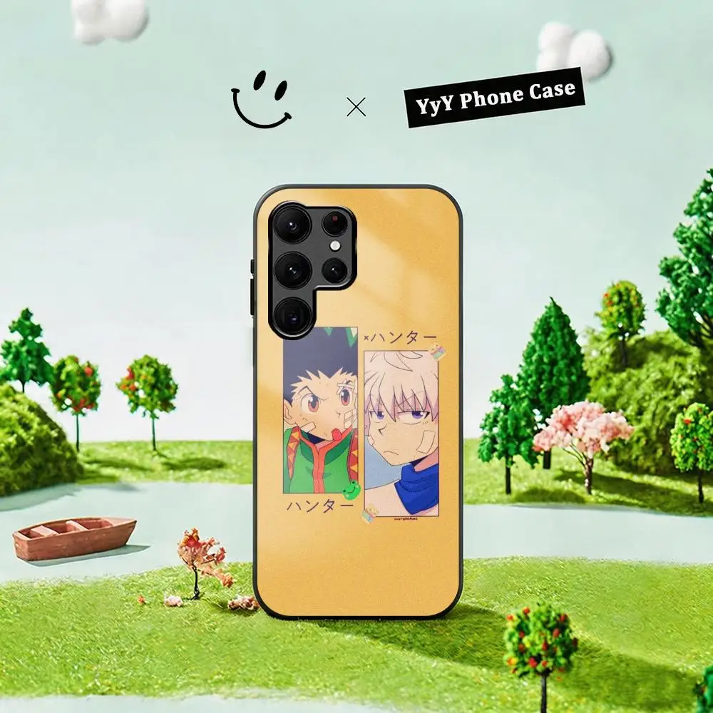 Hot anime H-Hunter X Hunter Phone Case For Samsung S26 S25 S24 S23 S22 S21 S20 Plus Ultra Note20 Glass Magnetic Case
