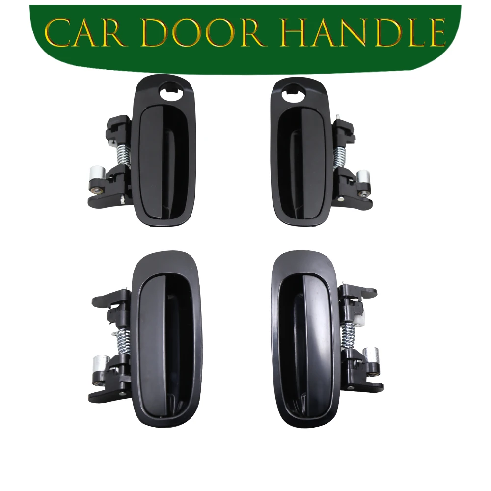 

BLACK EXTERIOR door handle for FOR TOYOTA Corolla 1998 1999 2000 2001 2002 OUT: FR:69210-02040/ 30/1228