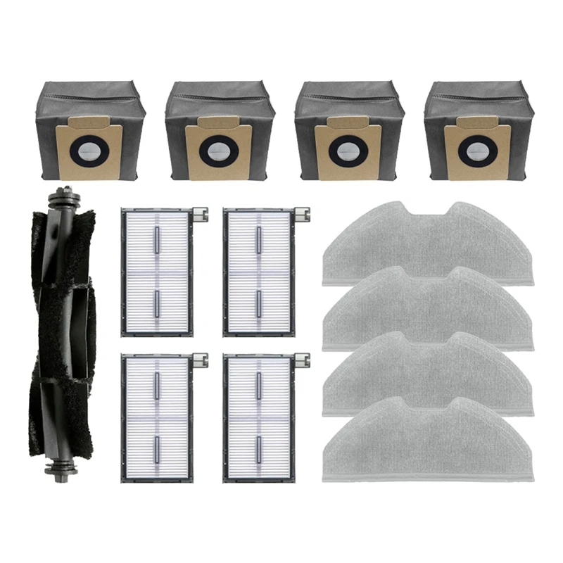 For Eufy Clean X8 Pro Replacement Parts Accessories Main Brush Hepa Filter Mop Cloth Dust Bag