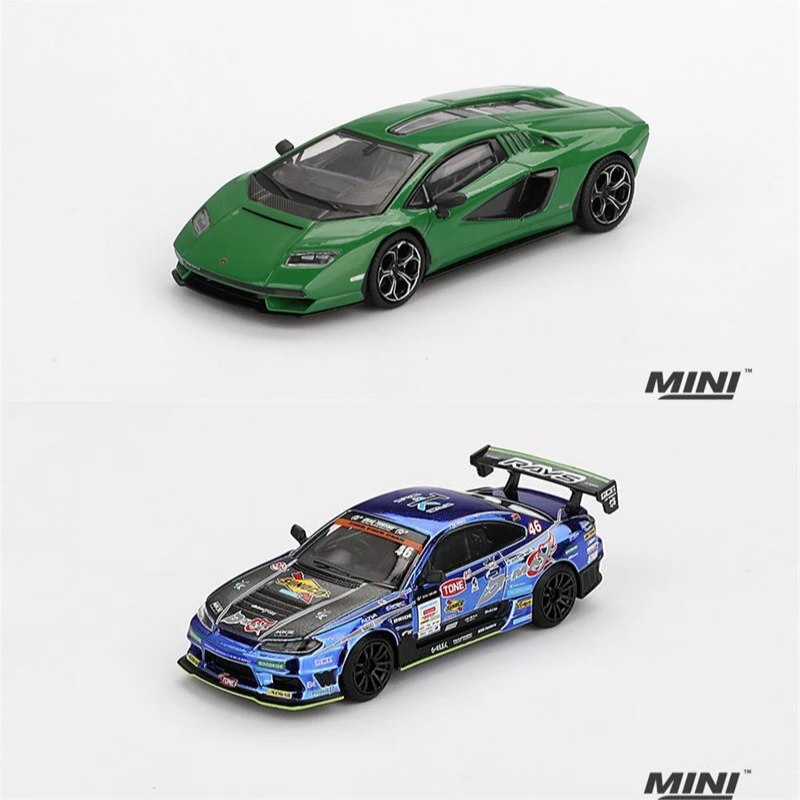 

MINI GT 1:64 Countach LPI 800-4 / S15 NO.46 / AM DBS Blister Packaging Diecast Collector's Vehicle Model Car