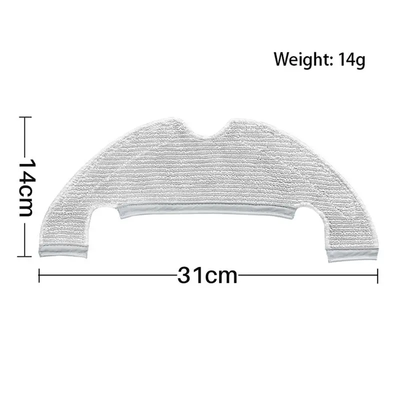 BHBL Suitable for Dream Sweeping Robot Accessories L10Plus Mop Pad Rag, Replacement Mop Cloth for Mopping the Floor