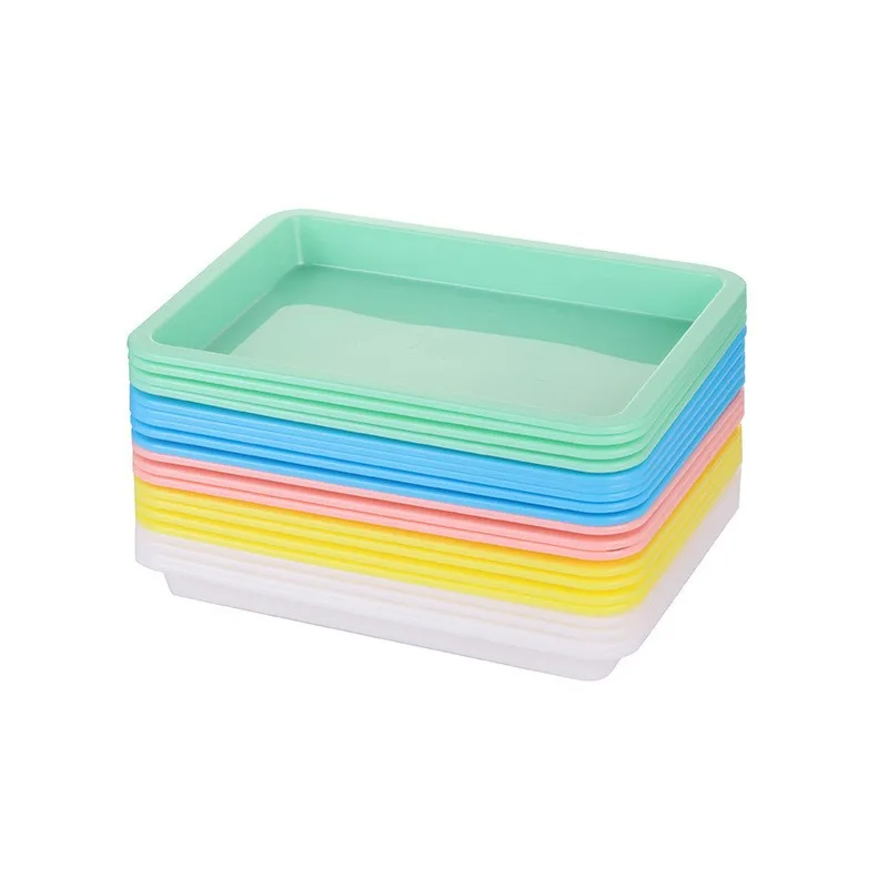 

6 Pcs Experimental Supplies Drip Tray Desk Organiser Containment Cleaning Thicken