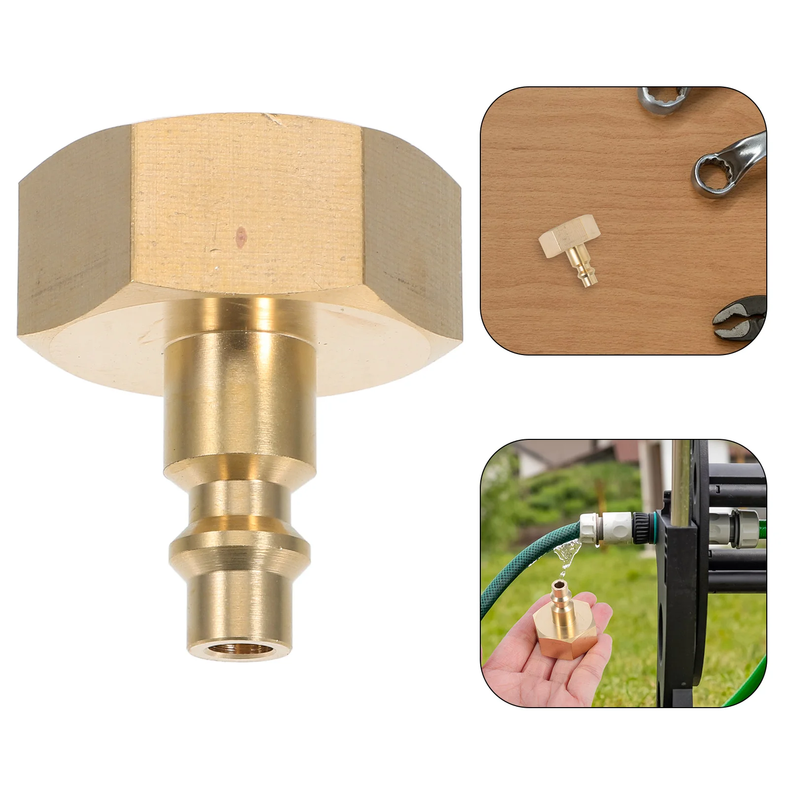 

Blowout Plug Adapter 3/4 Inch Copper Rv Winterize Tool For Air Compressor Garden Hose Quick Connect Fitting Camper Boat Trailer