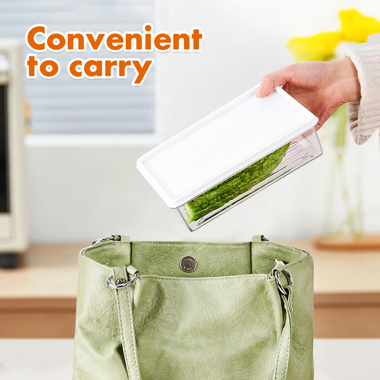 Bacon Storage Container Clear Meat Keeper for Refrigerator Food Preservation Box Stackable Freshness Sealed Lid Organizing