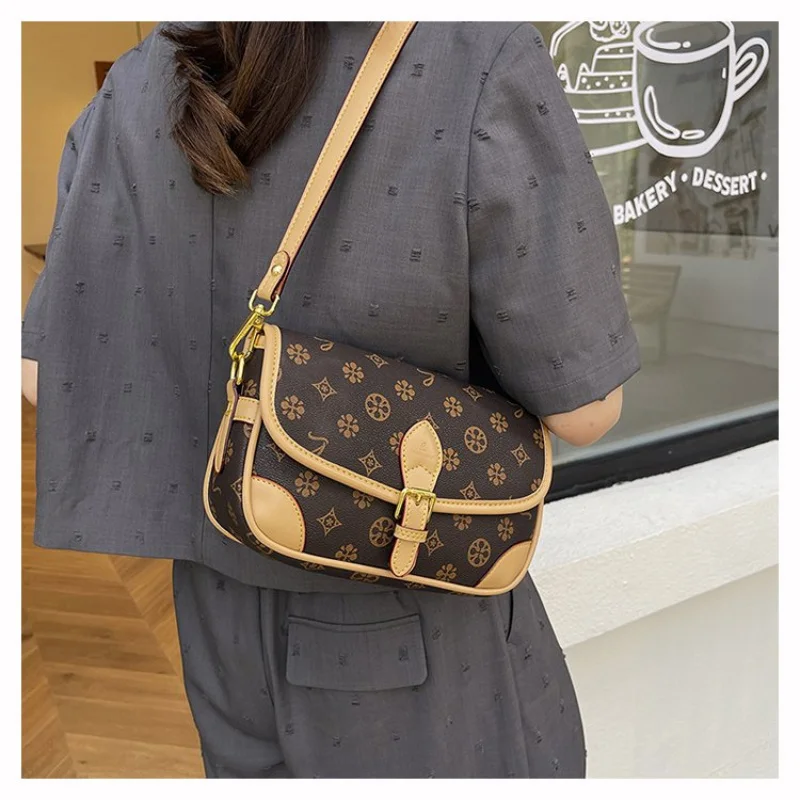 

Модная женская большая сумка из кожи премиум-класса с классическим элегантным стилем и известным винтажем