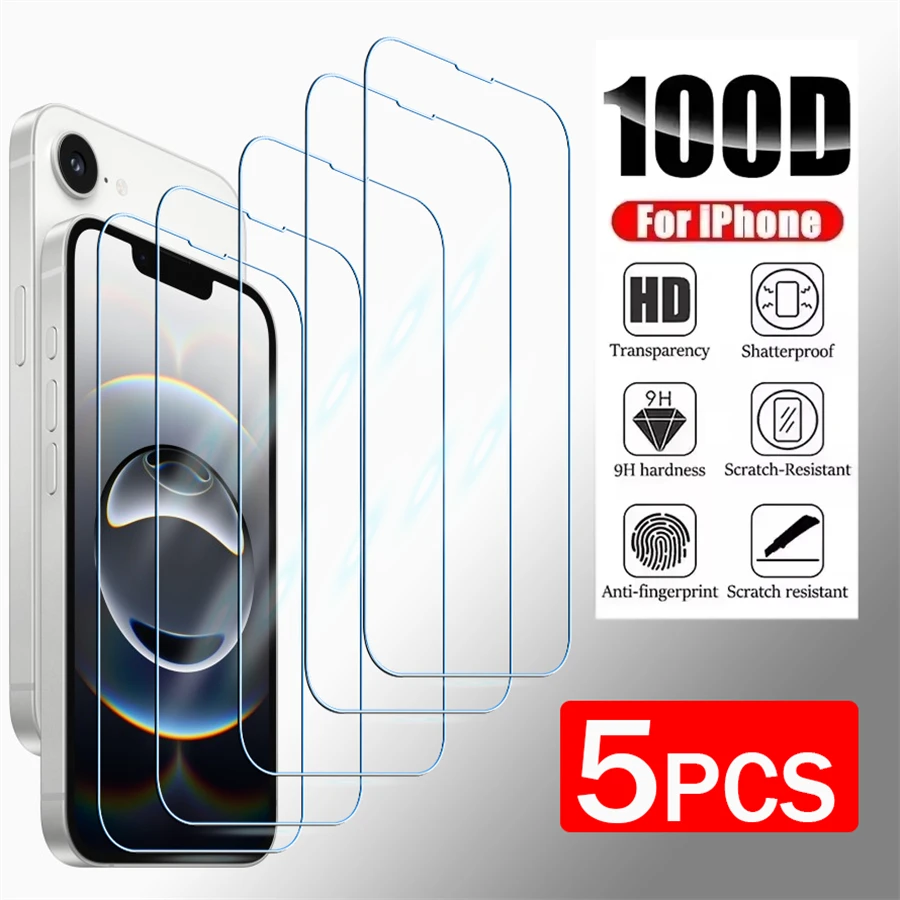 5Pcs Tempered Glass… - image