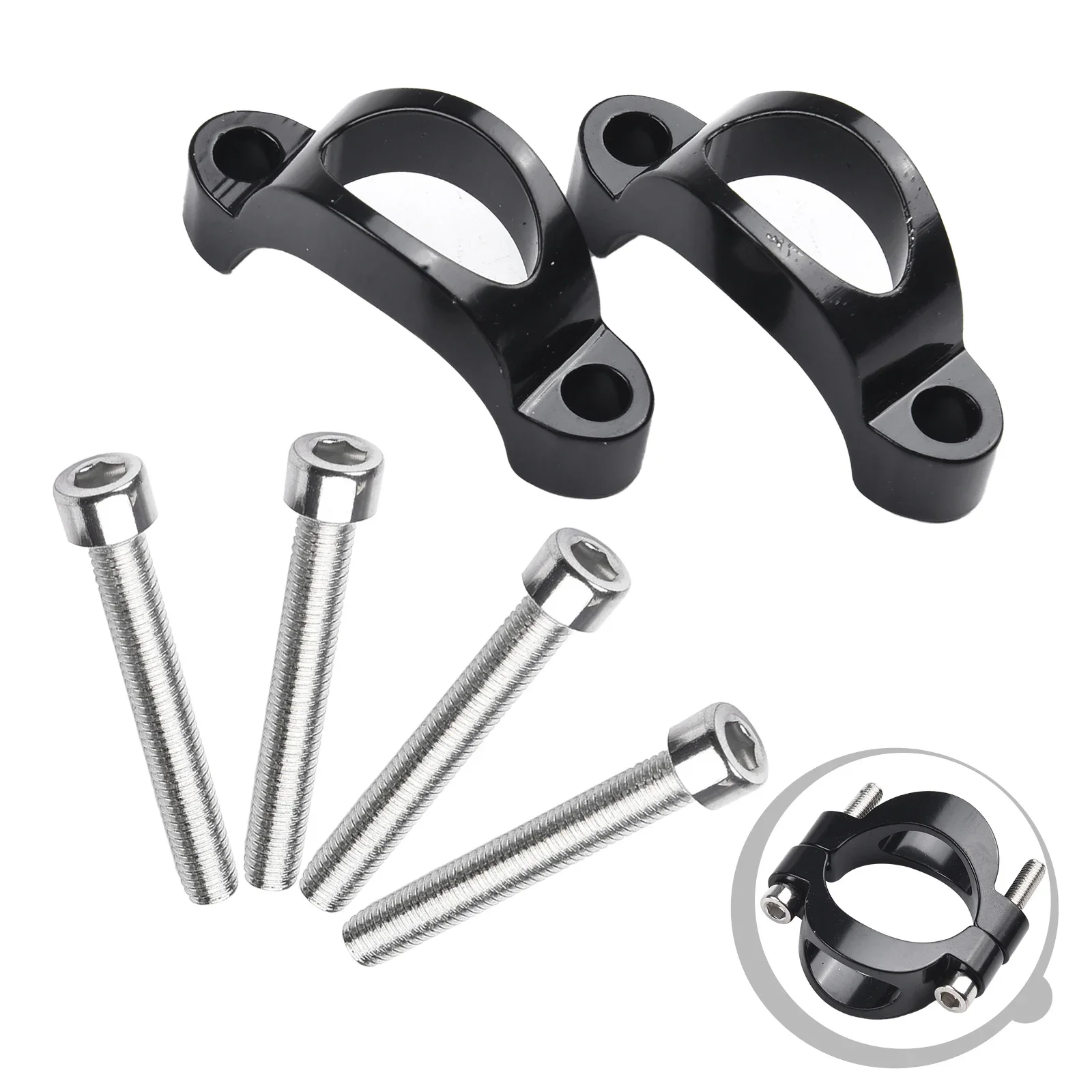 New Road Bicycle Riser Spacer Clamp Aluminum Rest Bar Rising Spacer Plate Alloy For TT Handlebar Parts 31.8mm 10/20mm Hot Sale