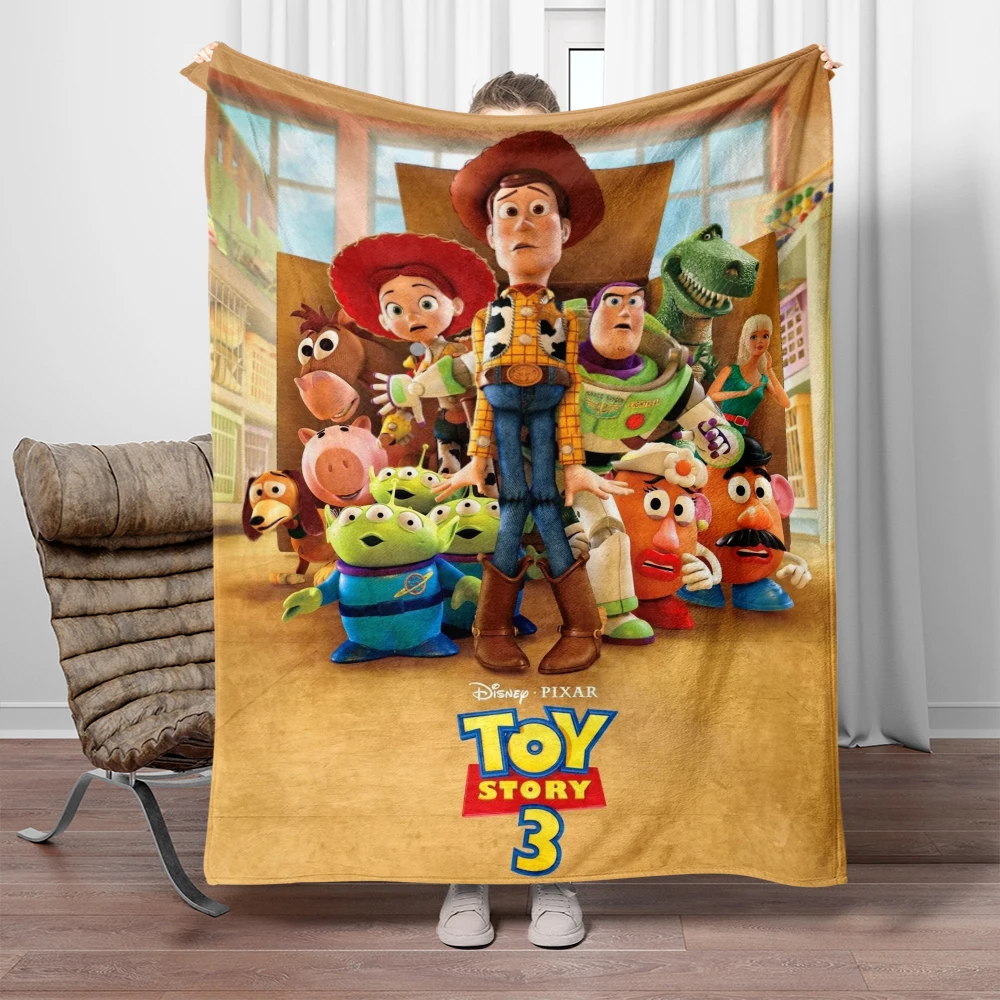 Toy Story the hottest anime Cartoon Blanket. Seasonal blankets. Used for sofas, beds, living rooms, travel picnics,  blankets,