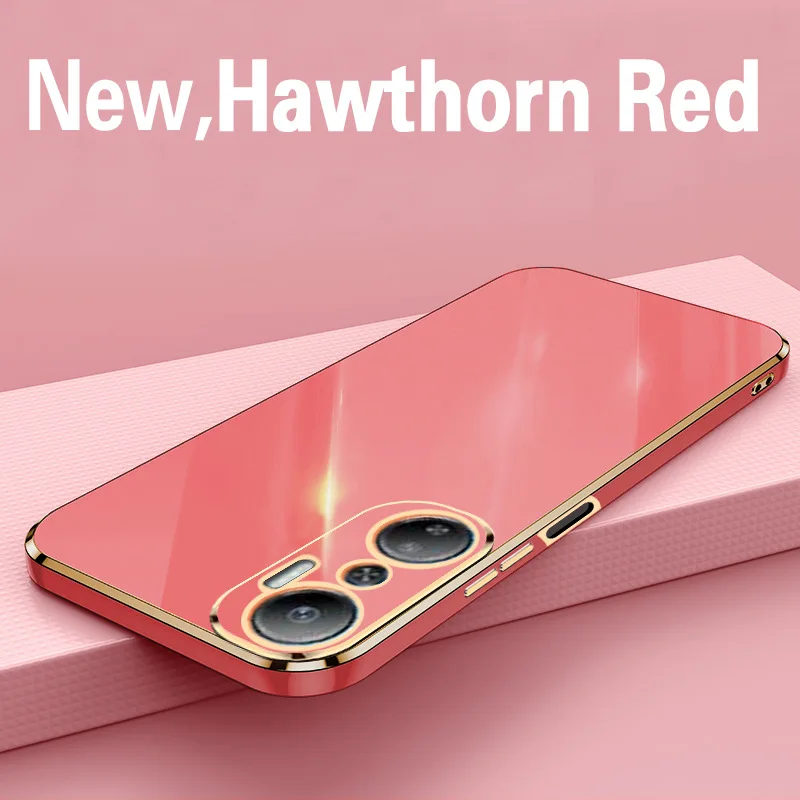 For Infinix Hot 20 Case Luxury Square Plating Infinix Hot 20s Phone Case X6826 X6826B X6826C Silicone Back Cover Fundas X6827