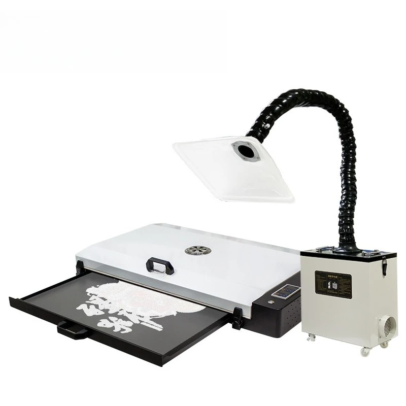 

A2 white ink heat transfer oven baking fast uniform PET film hot melt powder drying